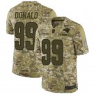 Men & Youth #99 Aaron Donald Los Angeles Rams Salute to Service Limited Camo Jersey