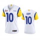 Women's #10 Cooper Kupp Los Angeles Rams Super Bowl LVI Limited White Jersey