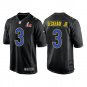 Men & Youth #3 Odell Beckham Jr. Los Angeles Rams Black Super Bowl LVI Game Fashion Jersey