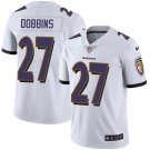 Men & Youth #27 J.K. Dobbins Baltimore Ravens Color Rush Limited White Jersey