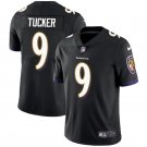 Men & Youth #9 Justin Tucker Baltimore Ravens Color Rush Limited Black Jersey