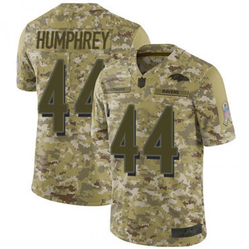 Men & Youth #44 Marlon Humphrey Baltimore Ravens Salute to Service Limited Camo Jersey