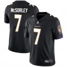 Men & Youth #7 Trace McSorley Baltimore Ravens Color Rush Limited Black Jersey