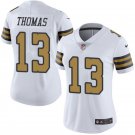 Women's #13 Michael Thomas New Orleans Saints Color Rush Limited White Jersey