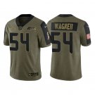 Men & Youth #54 Bobby Wagner Seattle Seahawks 2021 Salute to Service Limited Olive Green Jersey