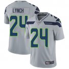 Men & Youth #24 Marshawn Lynch Seattle Seahawks Color Rush Limited Gray Jersey