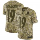 Men & Youth #19 JuJu Smith-Schuster Pittsburgh Steelers Salute to Service Limited Camo Jersey