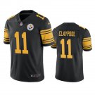 Men & Youth #11 Chase Claypool Pittsburgh Steelers Color Rush Limited Black Jersey