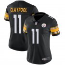 Women's #11 Chase Claypool Pittsburgh Steelers Color Rush Limited Black Jersey