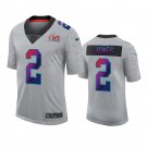 Men's #2 Julio Jones Tennessee Titans Gray Super Bowl LVI Limited Jersey