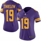 Women's #19 Adam Thielen Minnesota Vikings Color Rush Limited Purple Jersey