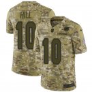 Men & Youth #10 Tyreek Hill Miami Dolphins Salute to Service Limited Camo Jersey