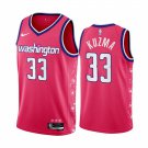 Men & Youth #33 Kyle Kuzma Washington Wizards 2022-23 Cherry Blossom City Edition Pink Jersey