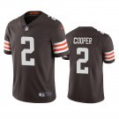 Men & Youth #2 Amari Cooper Cleveland Browns Color Rush Limited Brown Jersey