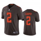 Men & Youth #2 Amari Cooper Cleveland Browns Color Rush Limited Brown Jersey