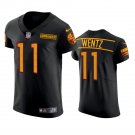Men & Youth #11 Carson Wentz Washington Black Elite Jersey