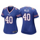 Women's #40 Von Miller Buffalo Bills Color Rush Limited Blue Jersey