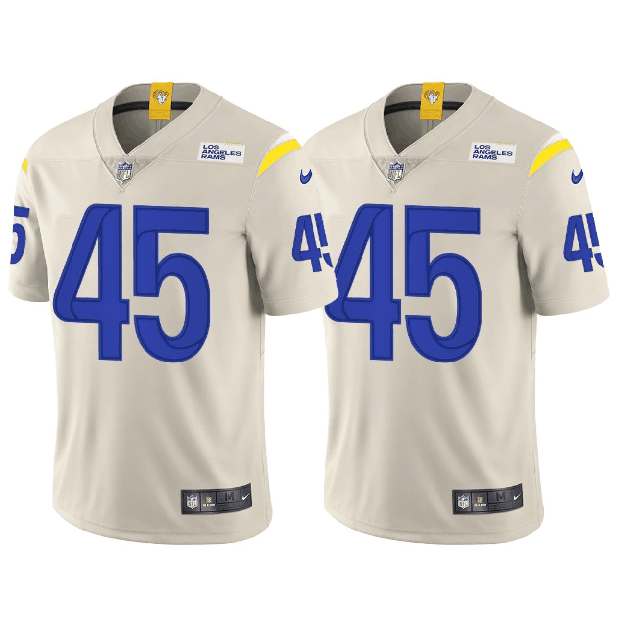 Men & Youth #45 Bobby Wagner Los Angeles Rams Color Rush Limited Bone Jersey