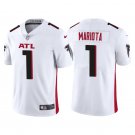 Men & Youth #1 Marcus Mariota Atlanta Falcons Color Rush Limited White Jersey