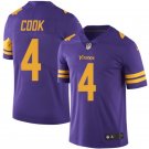 Men & Youth #4 Dalvin Cook Minnesota Vikings Color Rush Limited Purple Jersey