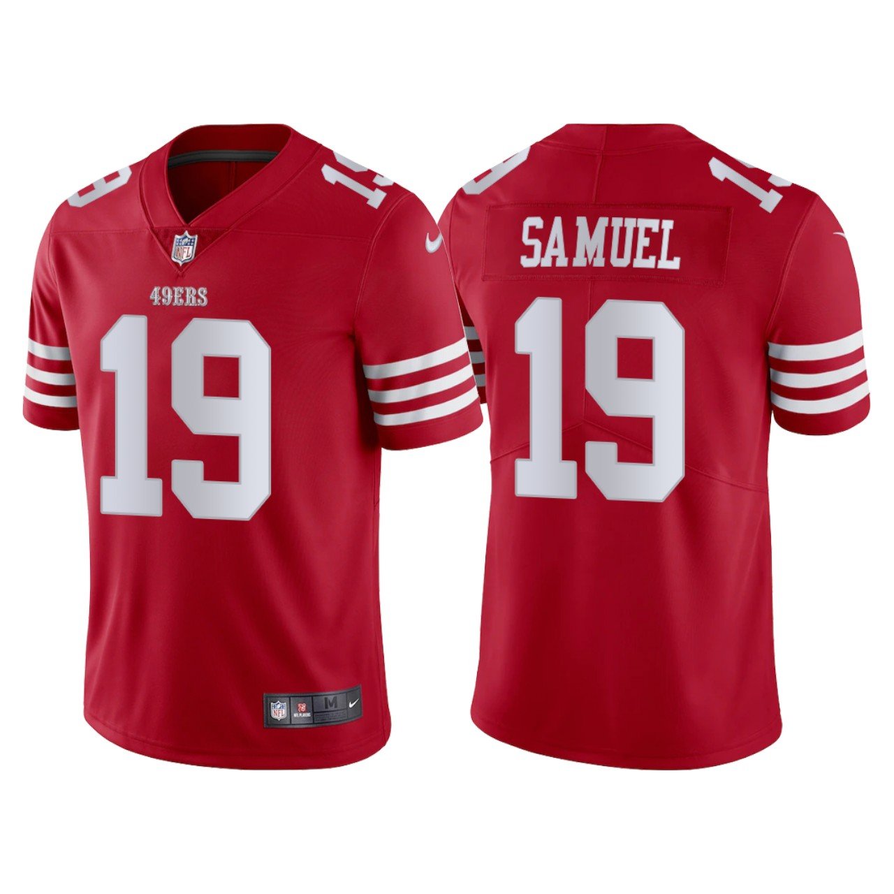 Men & Youth #19 Deebo Samuel San Francisco 49ers 2022 Color Rush Limited Red Jersey