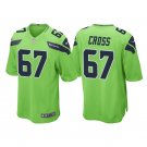 Men & Youth #67 Charles Cross Seattle Seahawks 2022 NFL Draft Game Green Jersey