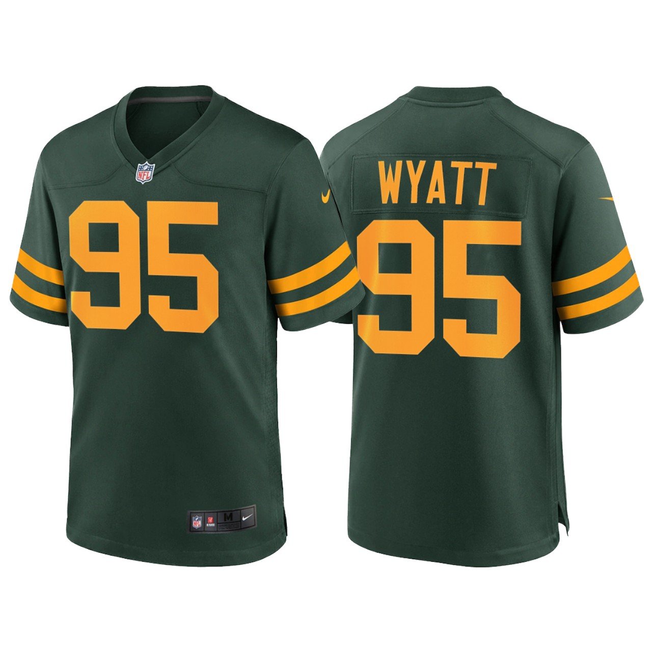 Men & Youth #95 Devonte Wyatt Green Bay Packers 2022 NFL Draft Game Green Jersey