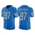 Men & Youth #97 Aidan Hutchinson Detroit Lions 2022 NFL Draft Color Rush Limited Blue Jersey