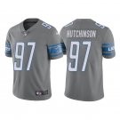 Men & Youth #97 Aidan Hutchinson Detroit Lions 2022 NFL Draft Color Rush Limited Gray Jersey