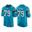 Men & Youth #79 Ikem Ekwonu Carolina Panthers 2022 NFL Draft Color Rush Limited Blue Jersey
