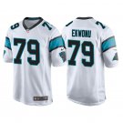Men & Youth #79 Ikem Ekwonu Carolina Panthers 2022 NFL Draft Color Rush Limited White Jersey