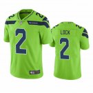 Men & Youth #2 Drew Lock Seattle Seahawks Color Rush Limited Green Jersey