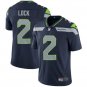 Men & Youth #2 Drew Lock Seattle Seahawks Color Rush Limited Navy Blue Jersey