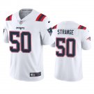 Men & Youth #50 Cole Strange New England Patriots 2022 NFL Draft Color Rush Limited White Jersey