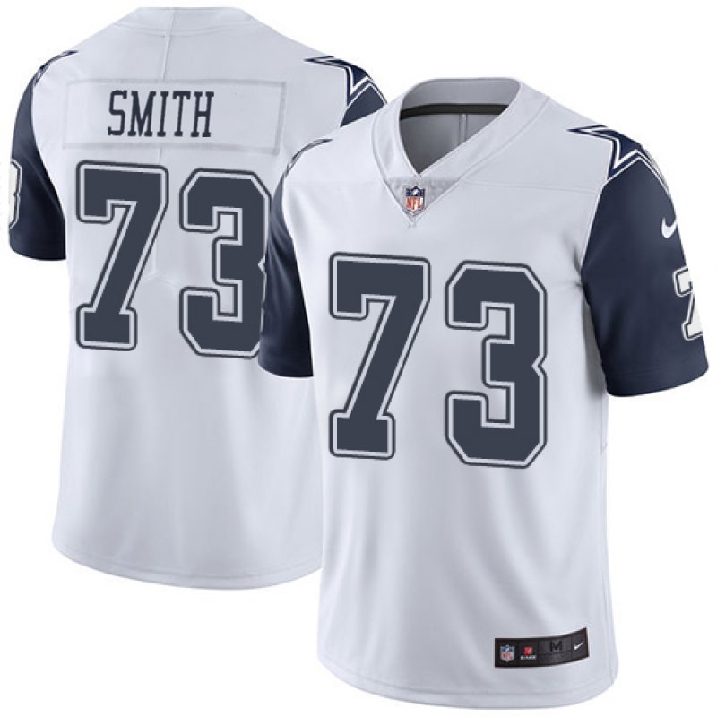 Men & Youth #73 Tyler Smith Dallas Cowboys 2022 NFL Draft Color Rush Limited White Jersey