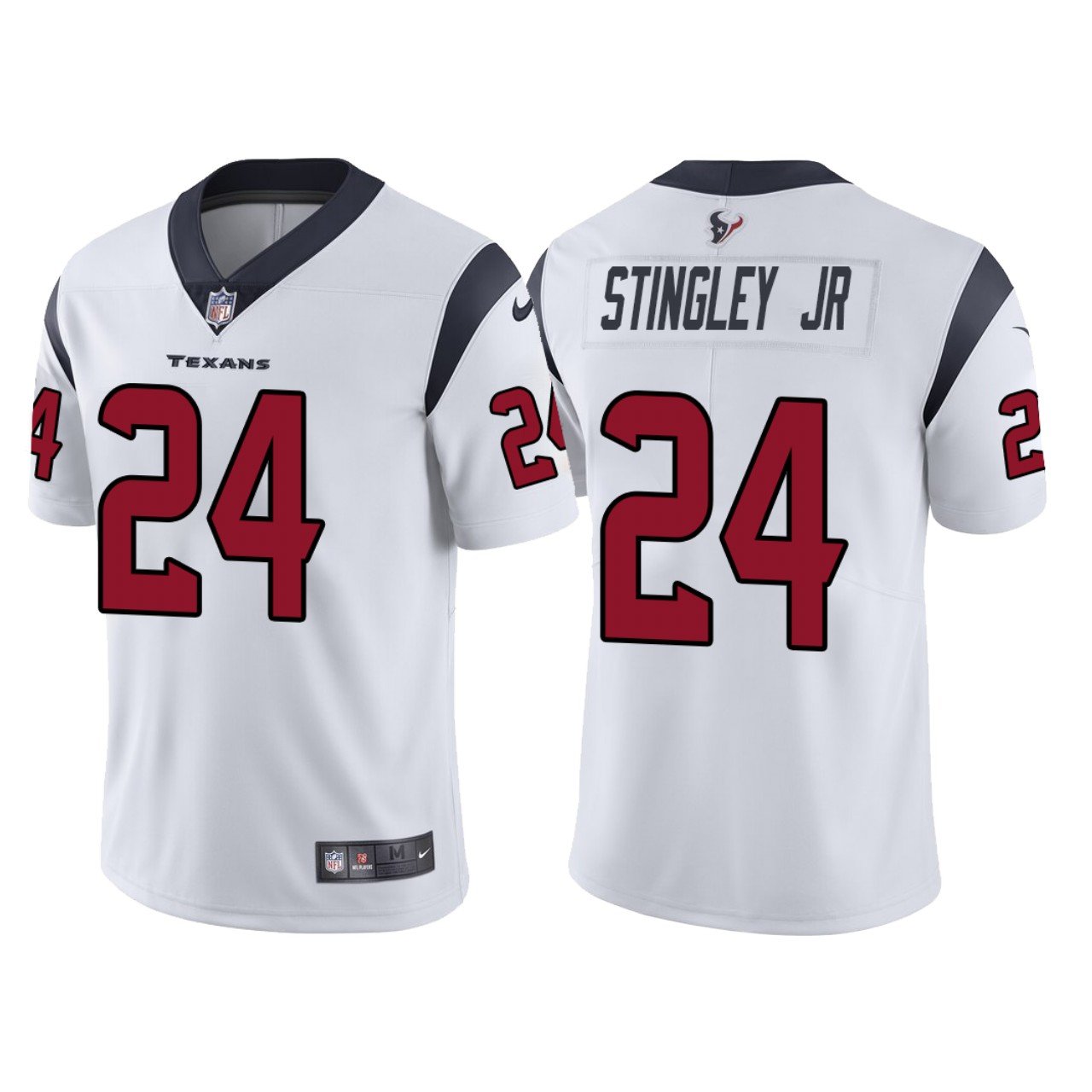 Men & Youth #24 Derek Stingley Jr. Houston Texans 2022 NFL Draft Color Rush Limited White Jersey
