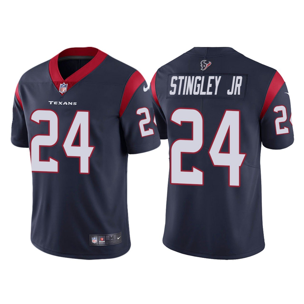 Men & Youth #24 Derek Stingley Jr. Houston Texans 2022 NFL Draft Color Rush Limited Navy Blue Jersey
