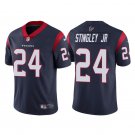 Men & Youth #24 Derek Stingley Jr. Houston Texans 2022 NFL Draft Color Rush Limited Navy Blue Jersey