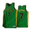 Men & Youth #7 Jaylen Brown Boston Celtics 2022-23 Earned Edition Green Jersey