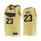Men's #23 Jaden Ivey Purdue Boilermakers College Basketball Yellow Jersey