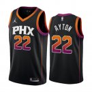 Men & Youth #22 Deandre Ayton Phoenix Suns 2022/23 Statement Edition Black Jersey