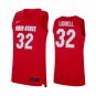 Men's #32 E.J. Liddell Ohio State Buckeyes College Basketball Red Jersey