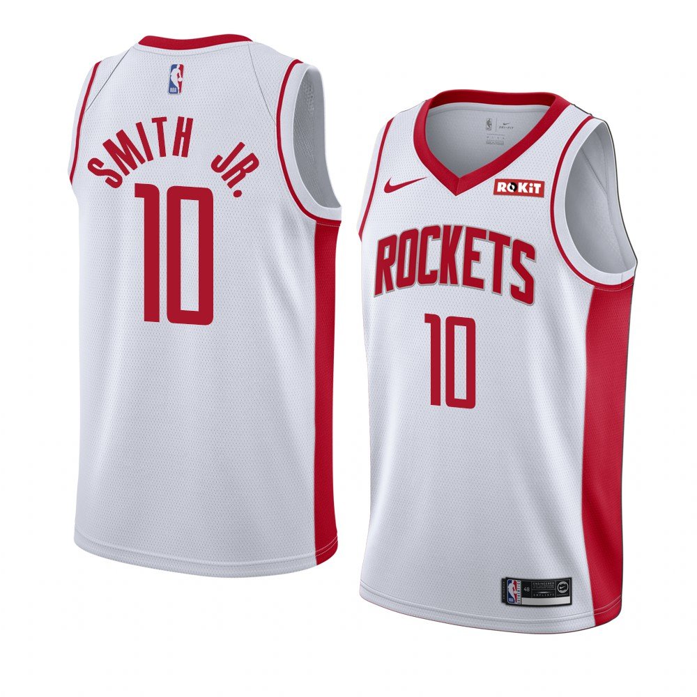 Men & Youth #10 Jabari Smith Jr. Houston Rockets Association Edition White Jersey