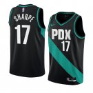 Men & Youth #17 Shaedon Sharpe Portland Trail Blazers 2022-23 City Edition Black Jersey