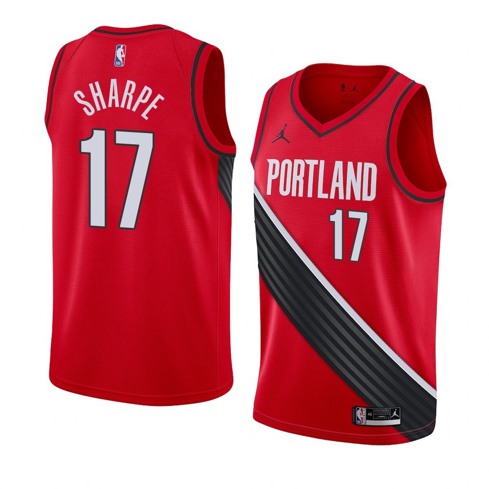 Men & Youth #17 Shaedon Sharpe Portland Trail Blazers Statement Edition Red Jersey