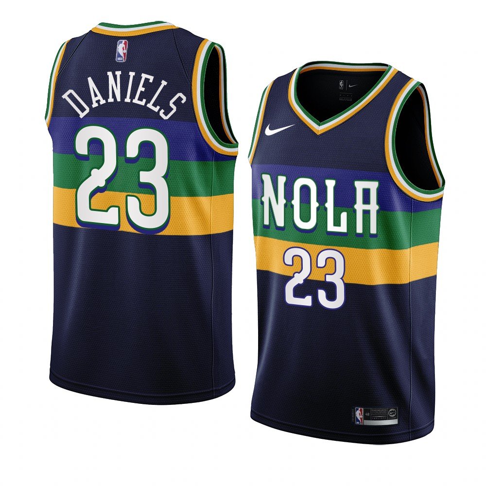 Men & Youth #23 Dyson Daniels New Orleans Pelicans 2022-23 City Edition Navy Jersey