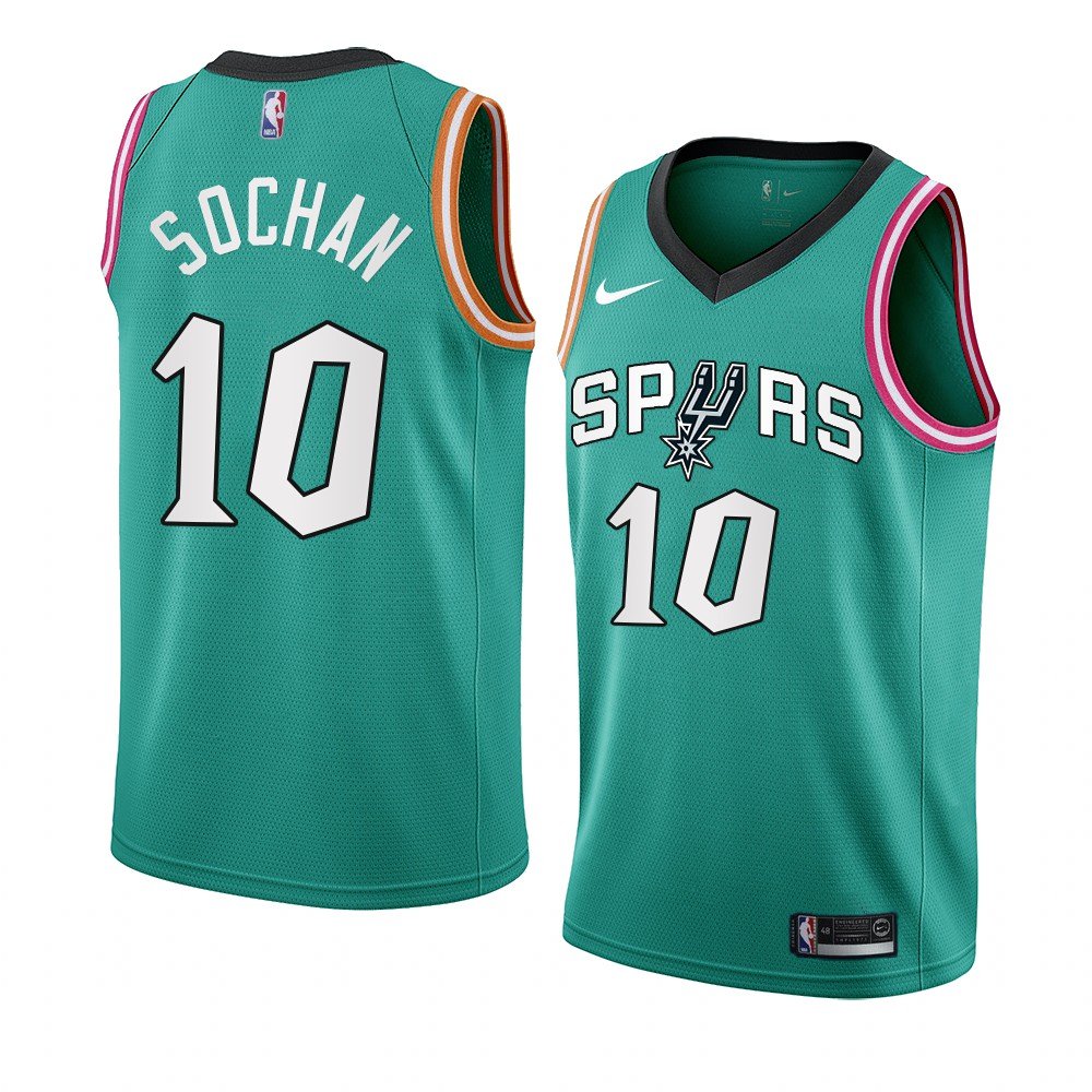 Men & Youth #10 Jeremy Sochan San Antonio Spurs 2022-23 City Edition Teal Green Jersey