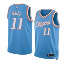 Men & Youth #11 John Wall Los Angeles Clippers City Edition Blue Jersey