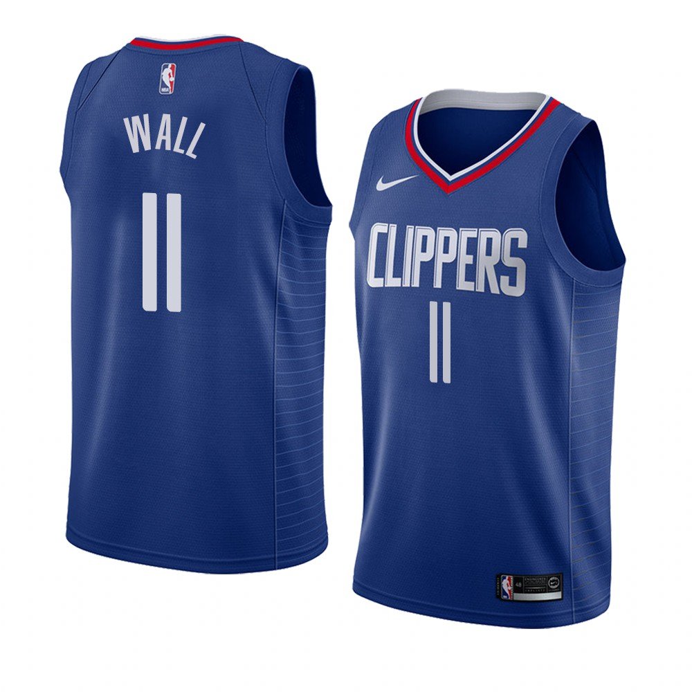 Men & Youth #11 John Wall Los Angeles Clippers Icon Edition Blue Jersey
