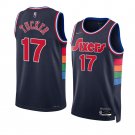 Men & Youth #17 P.J. Tucker Philadelphia 76ers City Edition Navy Blue Jersey